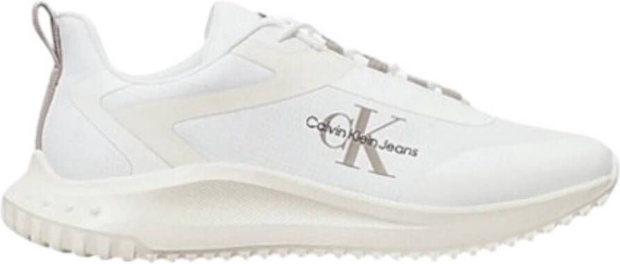 Calvin Klein Sneakers EVA RUNNER LOW LACE ML MIX met lichte profielzool vrijetijdsschoen lage schoen veterschoen