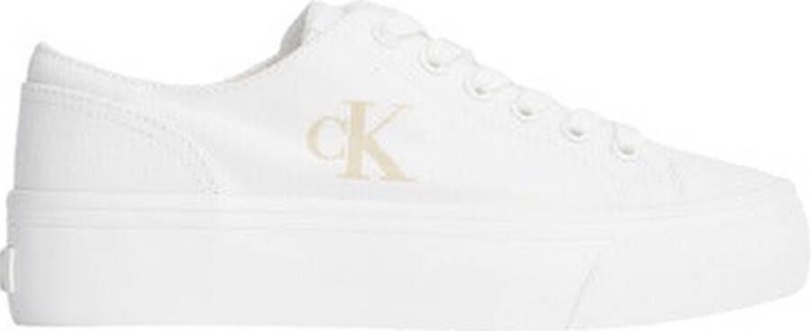 Calvin Klein Jeans Lente Zomer Dames Sneakers Collectie White Dames