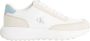 Calvin Klein Jeans Leren Damessneakers Lente Zomer Collectie Beige Dames - Thumbnail 1