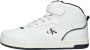 Calvin Klein Witte Hoge Sneaker 80722 - Thumbnail 2