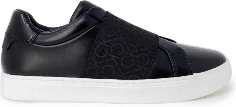 Calvin Klein Dames Sneakers Slip On Zwart Print Black Dames