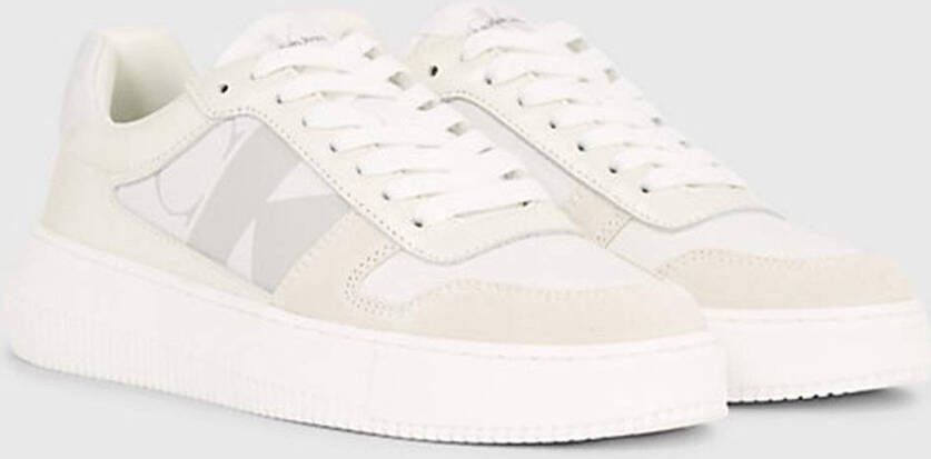 Calvin Klein Jeans Sneakers van leer met labeldetails model 'CHUNKY'