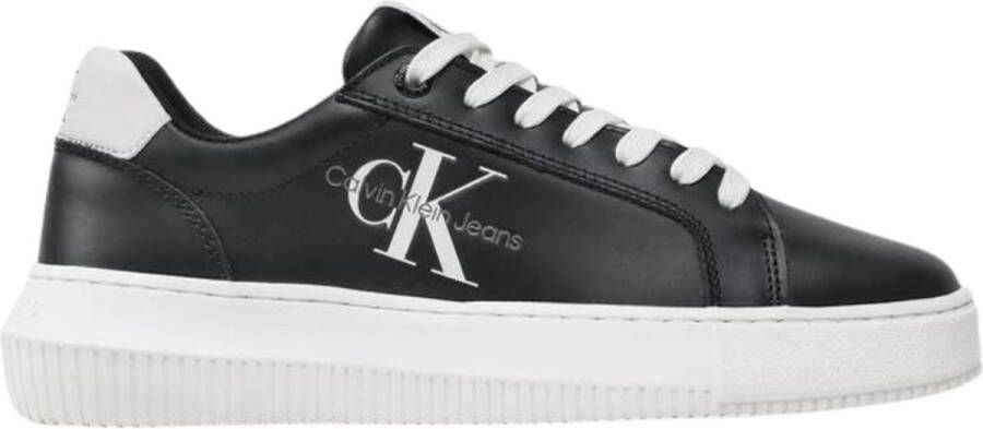 Calvin Klein Sportieve Zwarte Sneakers met Contrastdetails Black Dames