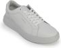 Calvin Klein Grijze leren sneaker herfst winter collectie Gray Heren - Thumbnail 1