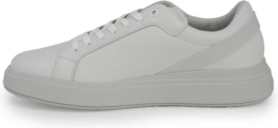 Calvin Klein Grijze leren sneaker herfst winter collectie Gray Heren