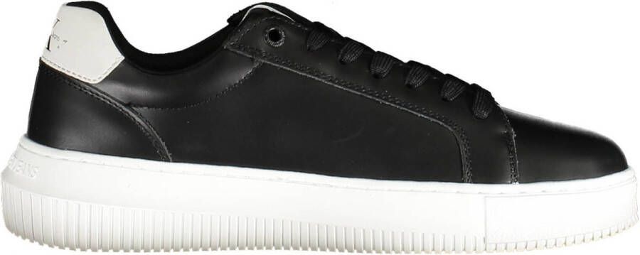 Calvin Klein Plateausneakers CHUNKY CUPSOLE LACEUP LOW ESS M met zilverkleurige details