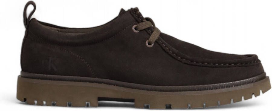 Calvin Klein Casual Suede Schoenen Collectie Brown Heren