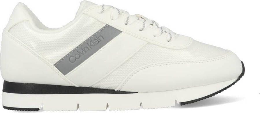 Calvin Klein sneakers Tea met glanzende metallic-inzet