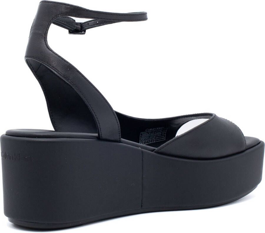 Calvin Klein Wedge Peep Toe Sandalen Streetwear Vrouwen