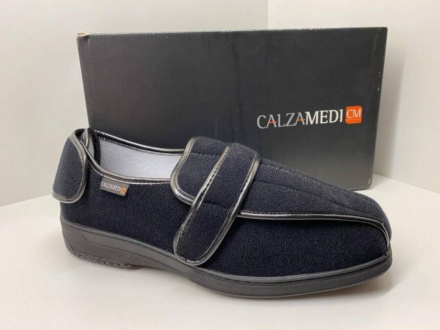 CALZAMEDI Pantoffel Comfortschoen- Laag Unsix model Easy LP zwart