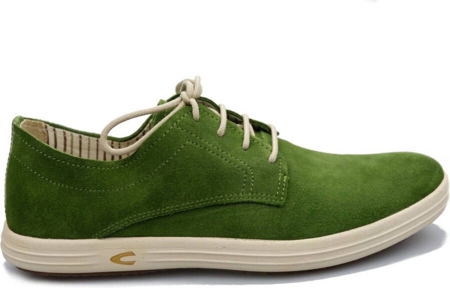 Camel active Groene Suede Pier Herensneaker Green Heren