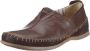 Camel active Ambachtelijke heren loafers in mocha Brown Heren - Thumbnail 1