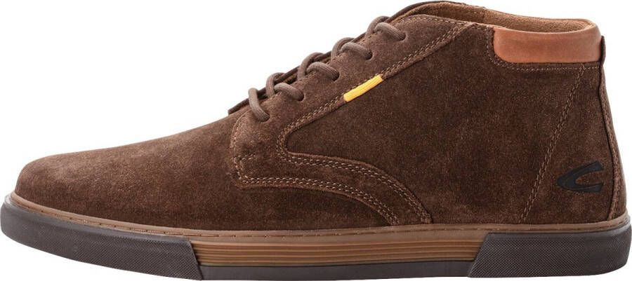 Camel Active BLAKE sneaker high van leer Maat menswear-42 Bruin