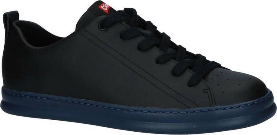 Camper Zwarte Leren Runnersneakers Black Heren