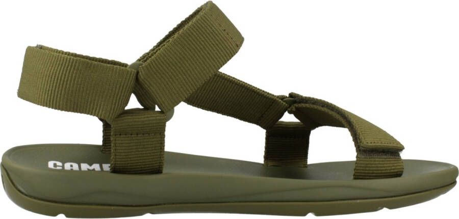 Camper Stijlvolle platte sandalen voor vrouwen Green Dames