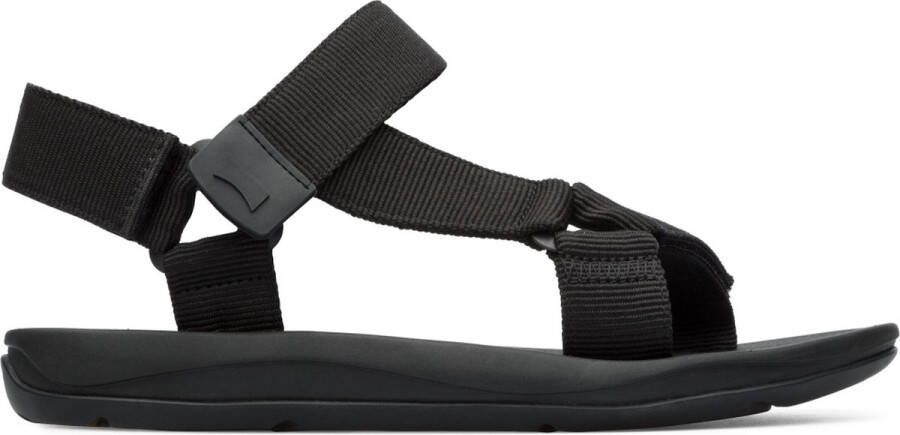 Camper Zwarte Casual Open Sandalen Heren Platte Sandalen Black Heren