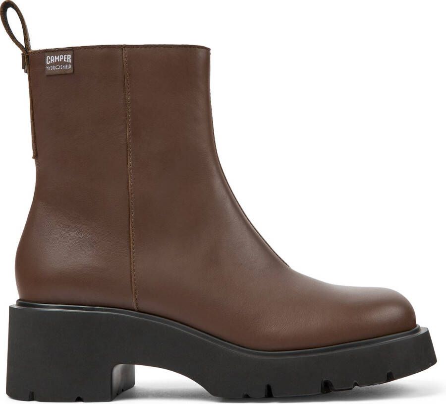 Camper Chunky Sole Enkellaarzen Milah Bruin Dames