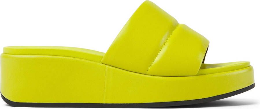 Camper Misia Flatform Sandalen Yellow Dames