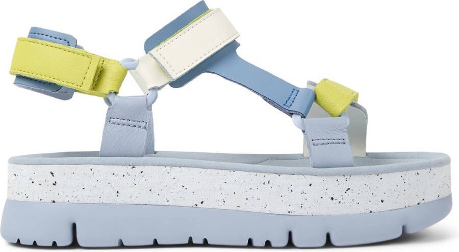 Camper Verhoog je zomerse stijl met Oruga Up Sandalen Blue Dames