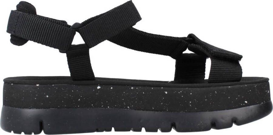 Camper Stijlvolle Platte Sandalen voor Vrouwen Black Dames