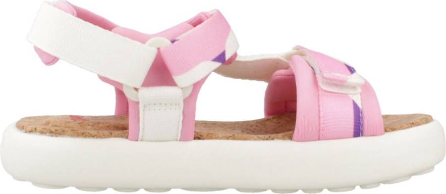 Camper Pelotas Flota Sandalen Kinderen Roze Wit