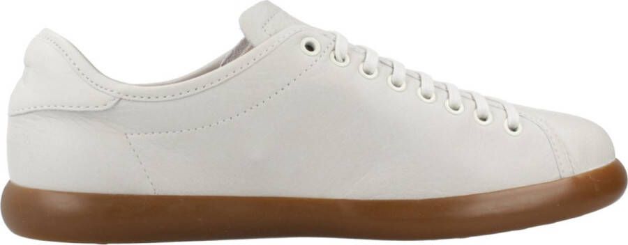 Camper Witte Leren Sneaker met OrthoLite Binnenzool White Heren