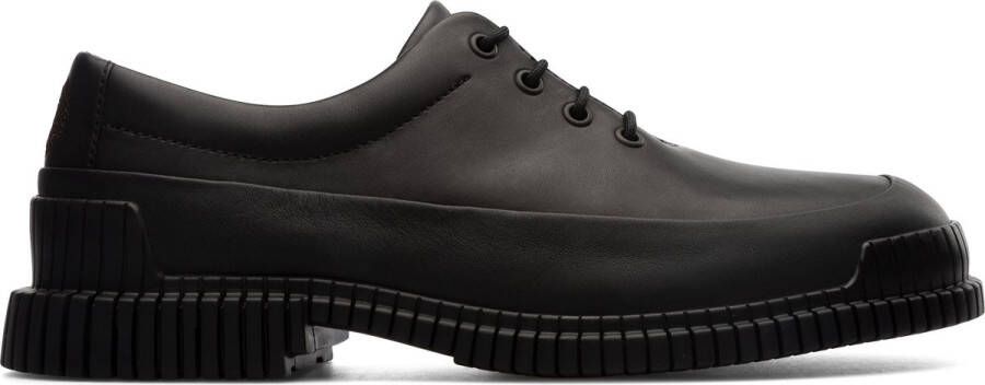 Camper Stijlvolle Zwarte Veterschoenen Black