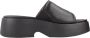 Camper Tasha Leren Plateau Sandalen Black Dames - Thumbnail 1