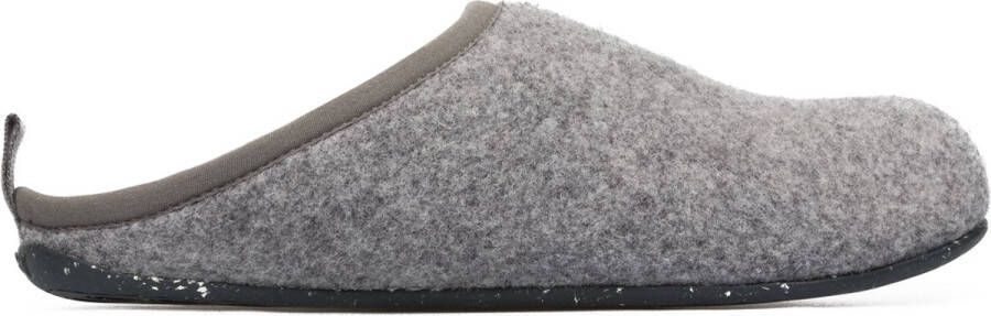 Camper Comfortabele wollen pantoffels voor dames Gray Dames