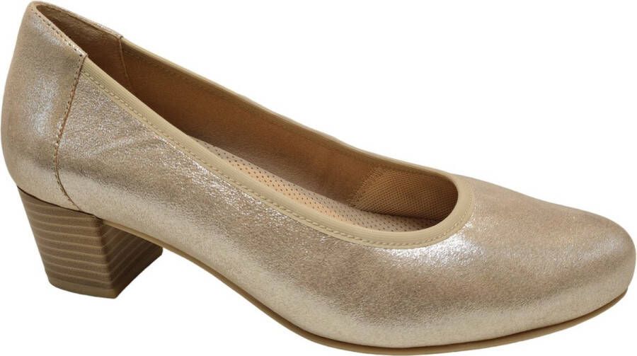 Caprice 9-22308-42 341 H-breedte Dames Pump Goud