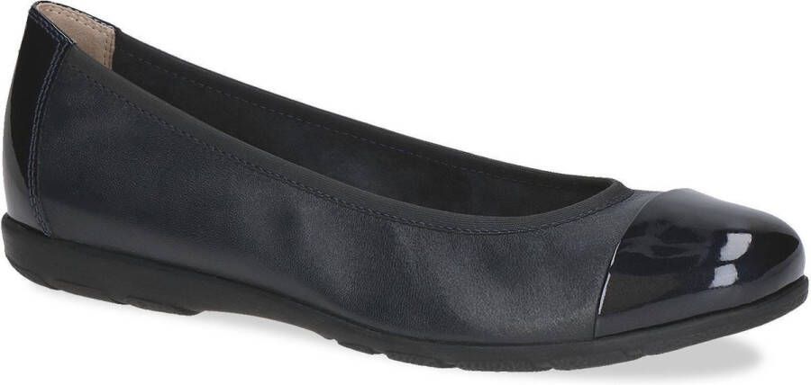 Caprice Ballerina's Loafer slipper feestdagsschoen met lakdetails