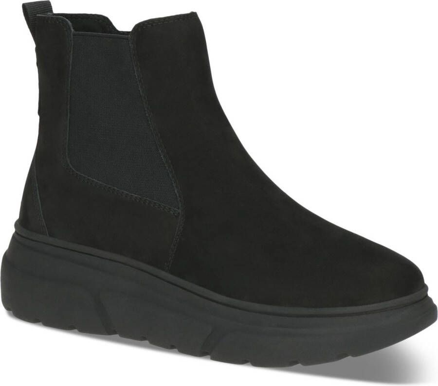 Caprice Zwarte Casual Gesloten Booties Vrouwen Black Dames