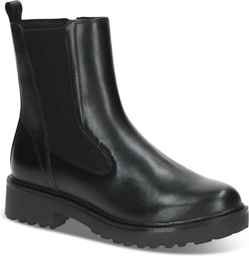 Caprice Chelsea-boots blokhak basic schoen enkellaars in comfortabele breedte