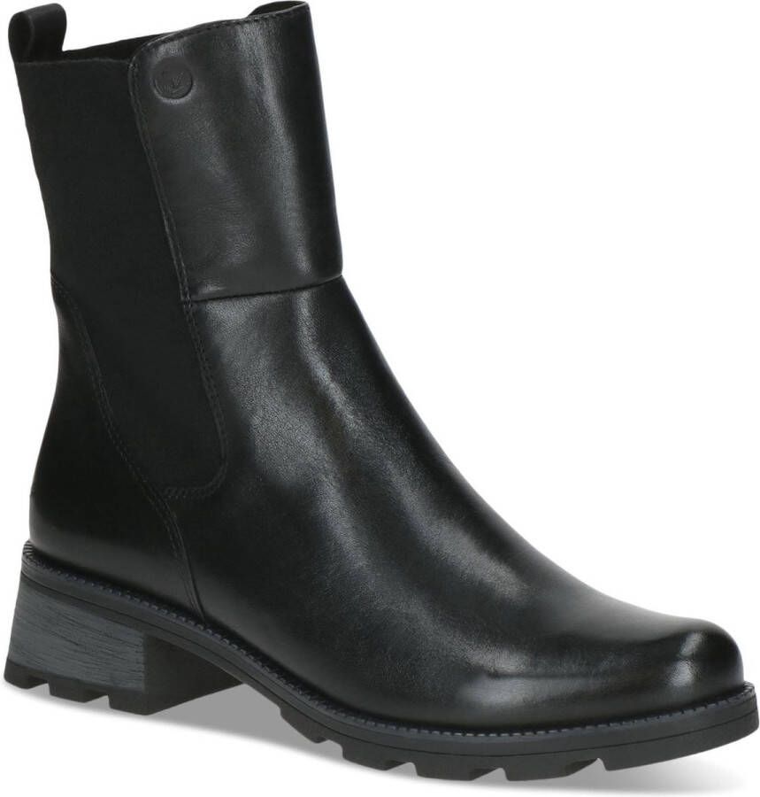 Caprice Chelsea-boots hakken enkellaars comfort schoen met brede stretchinzet