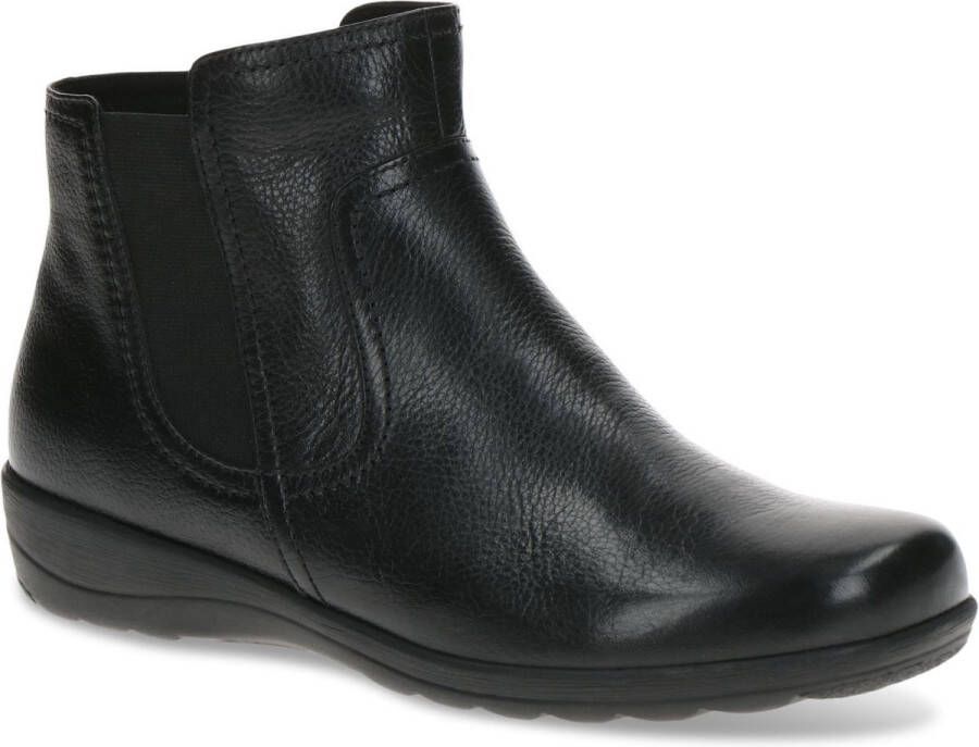 Caprice Zwarte Gesloten Booties Enkellaarzen Vrouwen Black Dames