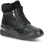 Caprice Zwarte Casual Gesloten Booties Dames Enkellaarzen Black Dames - Thumbnail 1