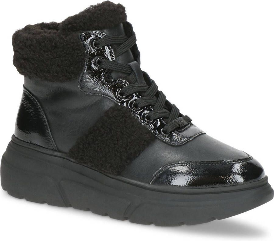 Caprice Zwarte Gesloten Booties Enkellaarzen Vrouwen Black Dames