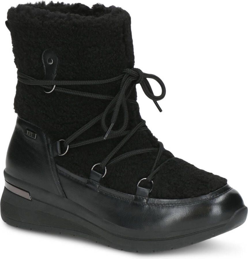 Caprice Zwarte Gesloten Booties Enkellaarzen Vrouwen Black Dames