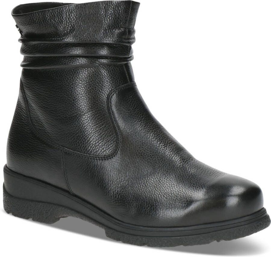 Caprice Zwarte Casual Gesloten Booties Vrouwen Black Dames