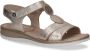 Caprice Gouden Sandalen Lente Zomer 2024 Beige Dames - Thumbnail 1