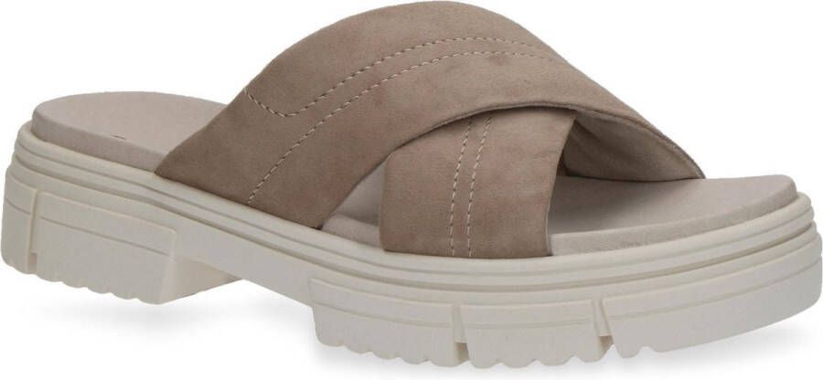 Caprice Slippers met kruisbandjes