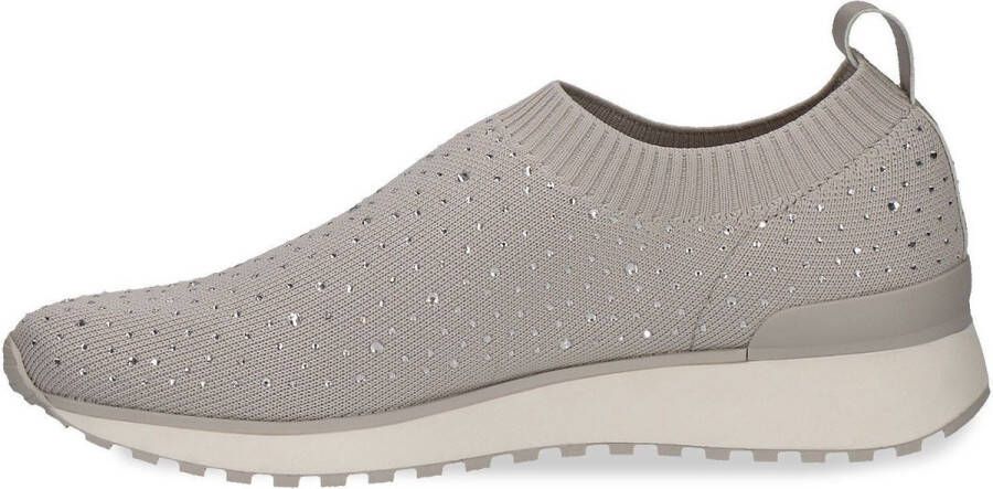 Caprice Slip-on sneakers slipper vrijetijdsschoen lage schoen met fonkelende strass-steentjes - Foto 1