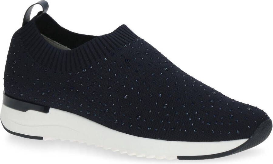 Caprice Slip-on sneakers met strassteentjes