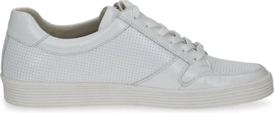 Caprice Witte Leren Sneakers voor Vrouwen White Dames