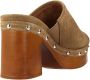 Carmela Stijlvolle Heeled Mules Sandaal Brown Dames - Thumbnail 1