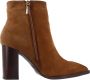 Carmela Elegant Heeled Boots Brown Dames - Thumbnail 1