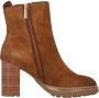 Carmela Elegant Heeled Boots Brown Dames - Thumbnail 1