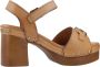 Carmela Platte Sandalen voor Vrouwen Brown Dames - Thumbnail 1