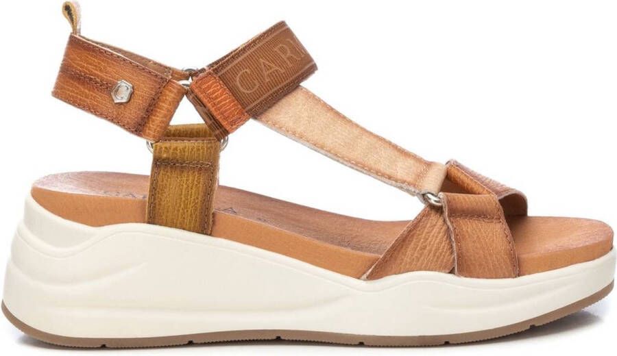 Carmela Stijlvolle Platte Sandalen Brown Dames