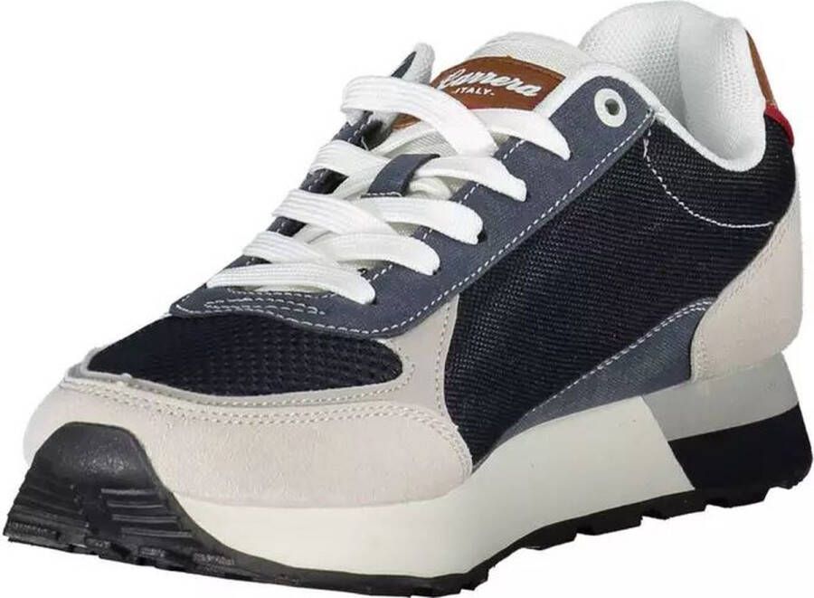 Carrera Blauwe Polyester Sneaker met Contrasterende Details Blauw Heren